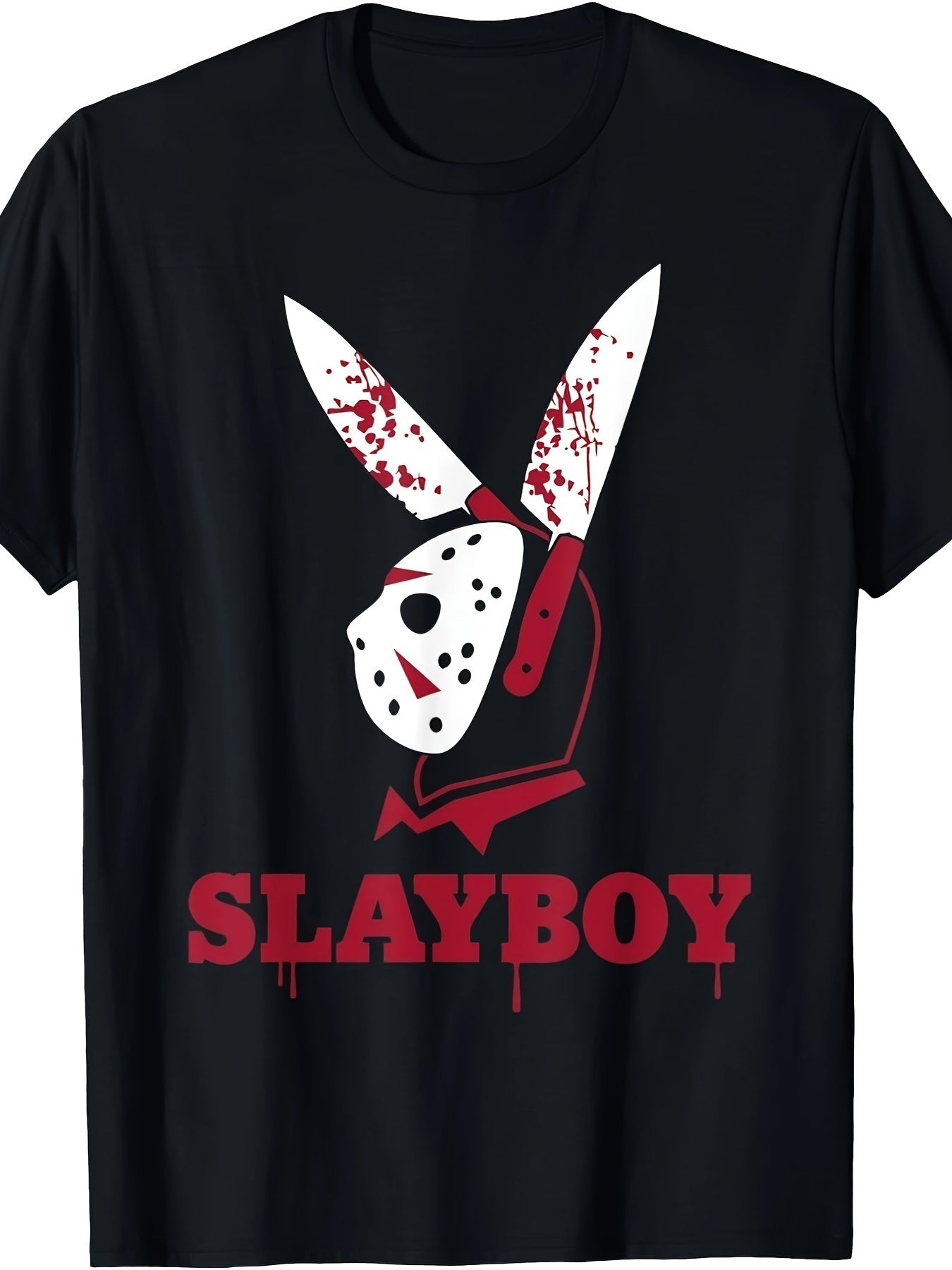 Horror Halloween Horror T-shirt SlayBoy Hockey Maske T-shirt