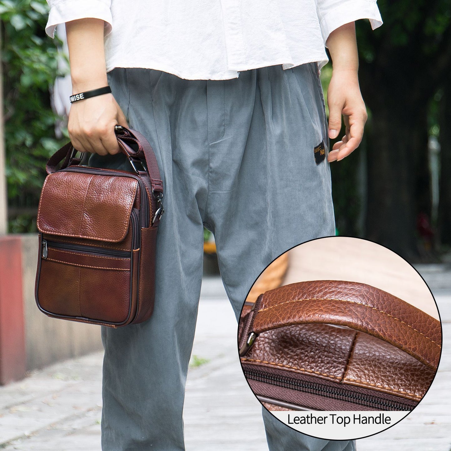 Mode Persönlichkeit Neue Herren Messenger Handtasche