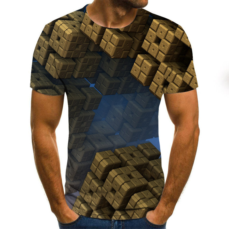 3D-T-Shirt für Herren