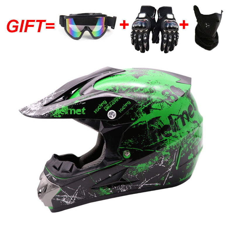 Electric cross country helmet