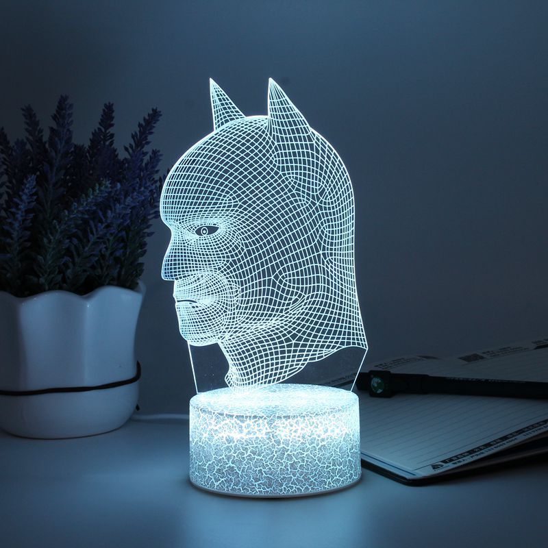 Bat Head 3dled Visual Stereo Effect Nightlight