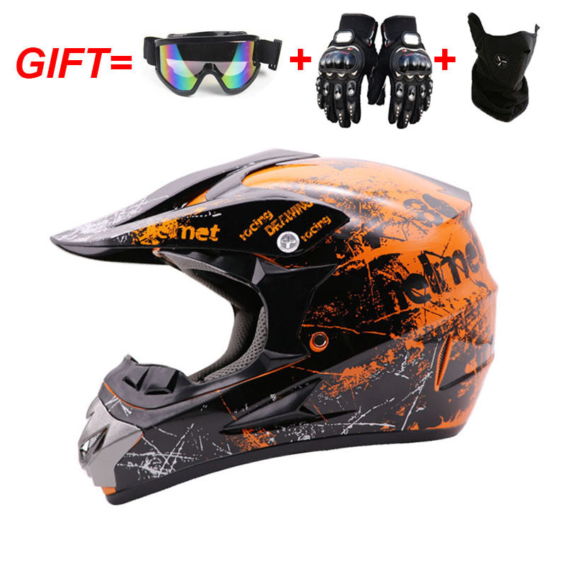 Electric cross country helmet