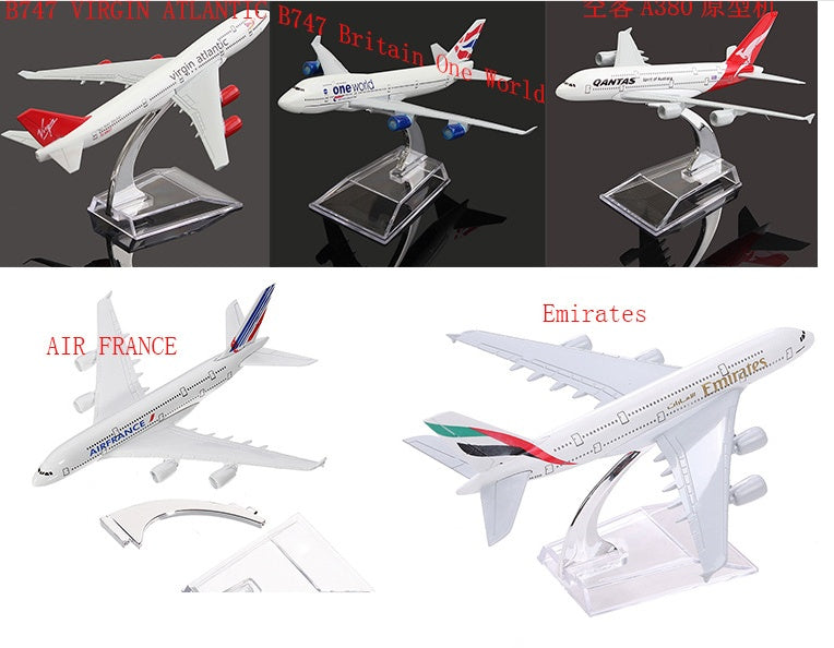 Civil Aviation Aircraft Model Alloy International Airbus Model Simulation Office Aircraft Model Decoration