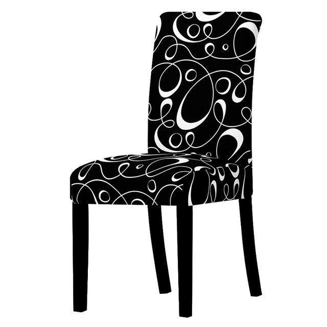 Printed Stretch Chair Cover Big Elastic Seat Chair Covers