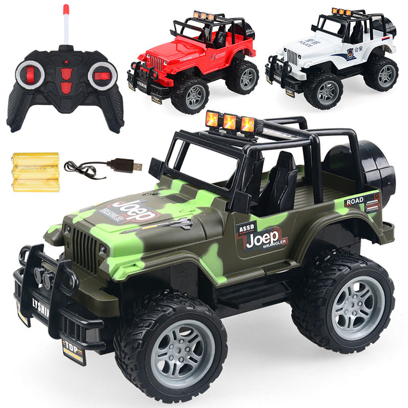 Children's four-way remote control car