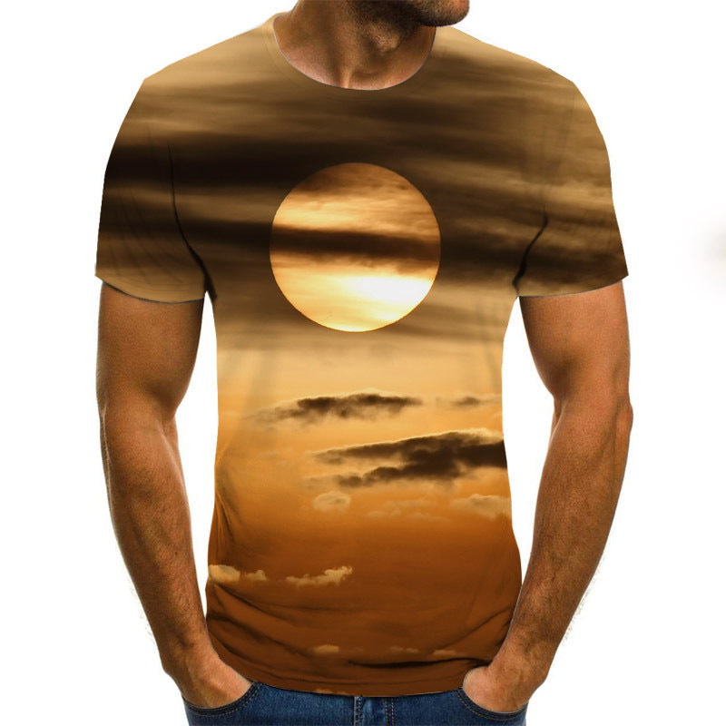 3D-T-Shirt für Herren