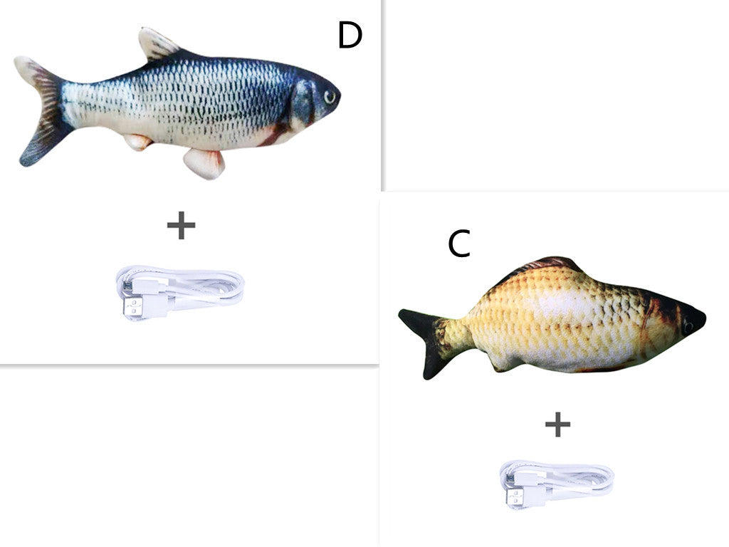 Version ohne Katzenminze – Simulation eines elektrischen Springfisches, elektrisches Fischspielzeug