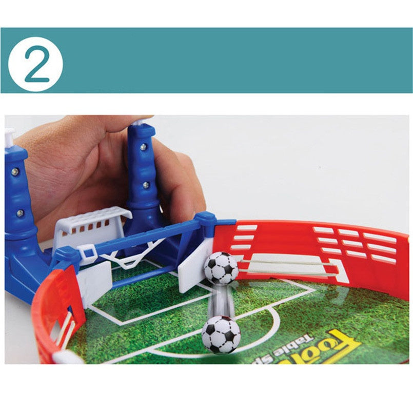 Mini-Fußballbrett-Spiel-Spiel-Kit Tischfußballspielzeug für Kinder Lernsport Outdoor Tragbare Tischspiele Spielballspielzeug