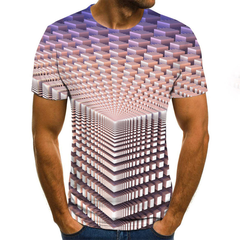 3D-T-Shirt für Herren