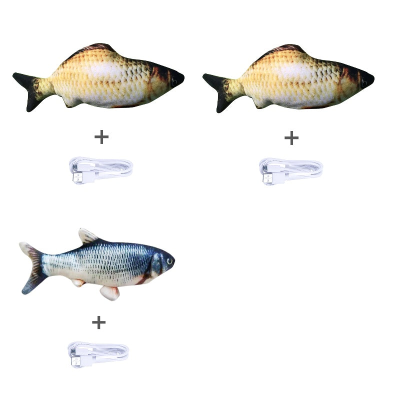 Version ohne Katzenminze – Simulation eines elektrischen Springfisches, elektrisches Fischspielzeug