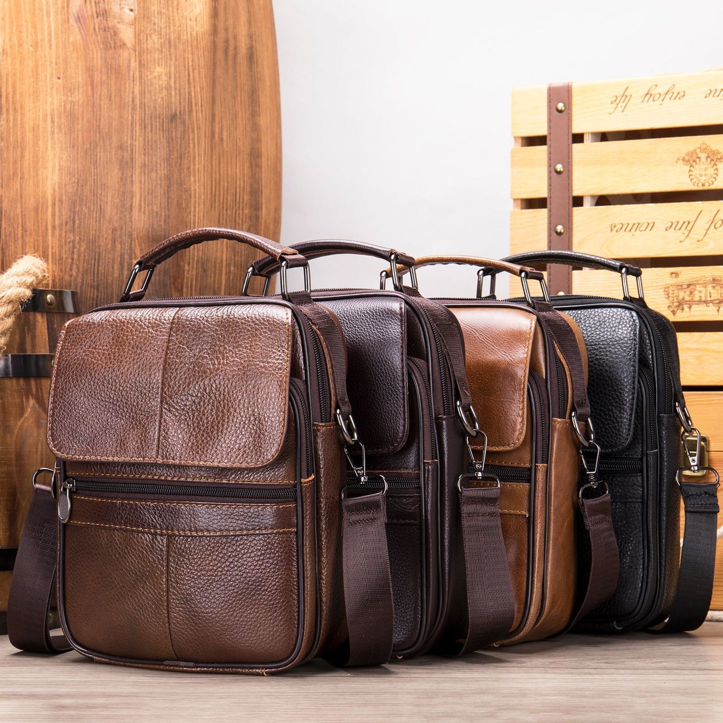 Mode Persönlichkeit Neue Herren Messenger Handtasche