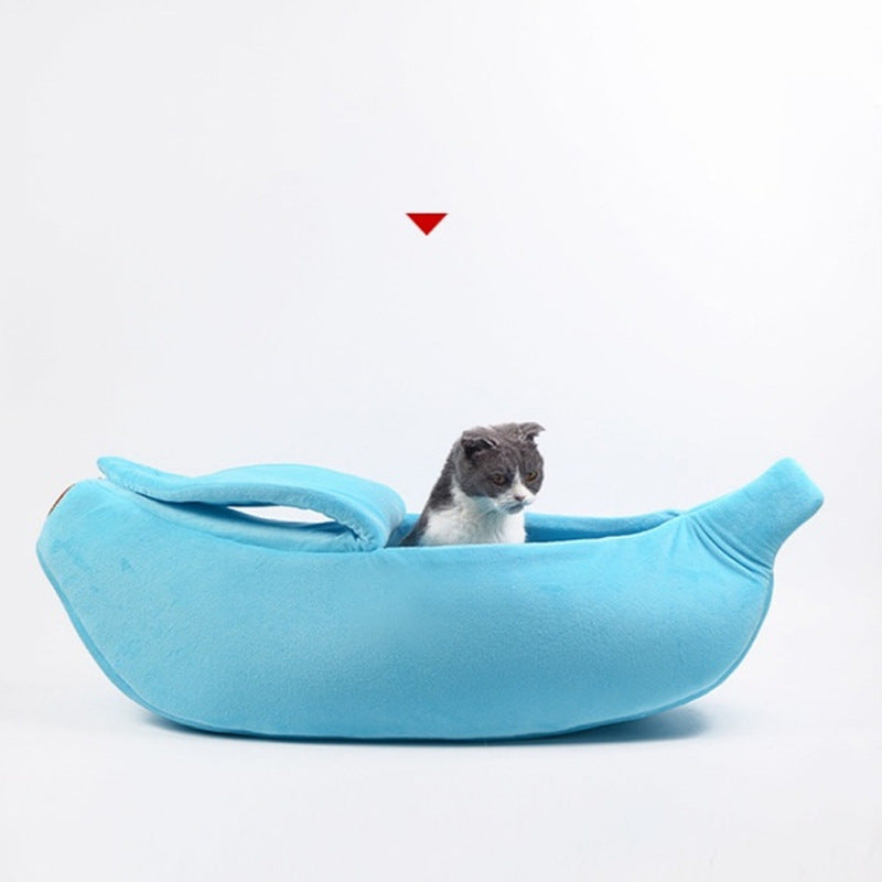 Banana Cat Litter Creative Boat-shaped Pet Sleeping Bag