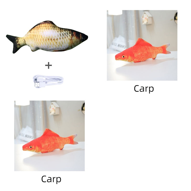 Version ohne Katzenminze – Simulation eines elektrischen Springfisches, elektrisches Fischspielzeug