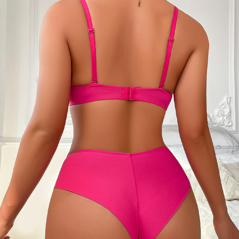 Dopamine Spitzen-Unterwäsche-Anzug, weicher Bügel, Push-Up-BH für Damen, Set