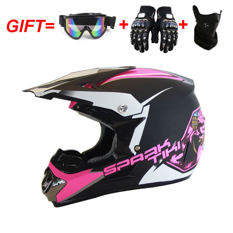 Electric cross country helmet