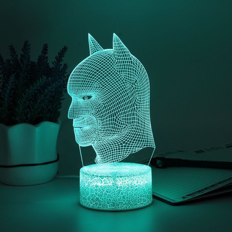 Bat Head 3dled Visual Stereo Effect Nightlight