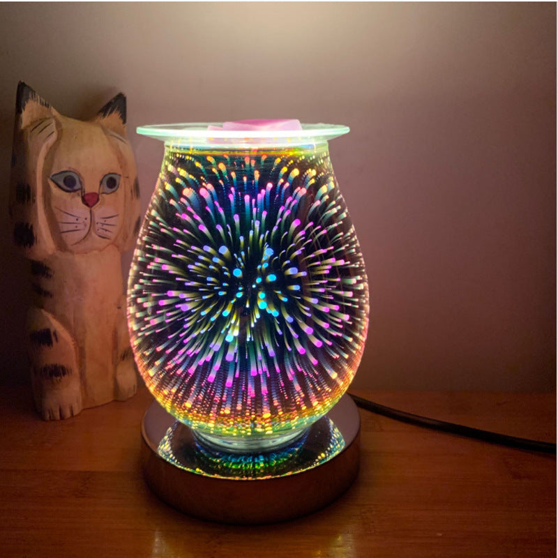 LED Lights Holiday Decoration Lights Xmas Lights Touch Sensor Aromatherapy Light Aroma Diffuser With Luminous Firework Effect