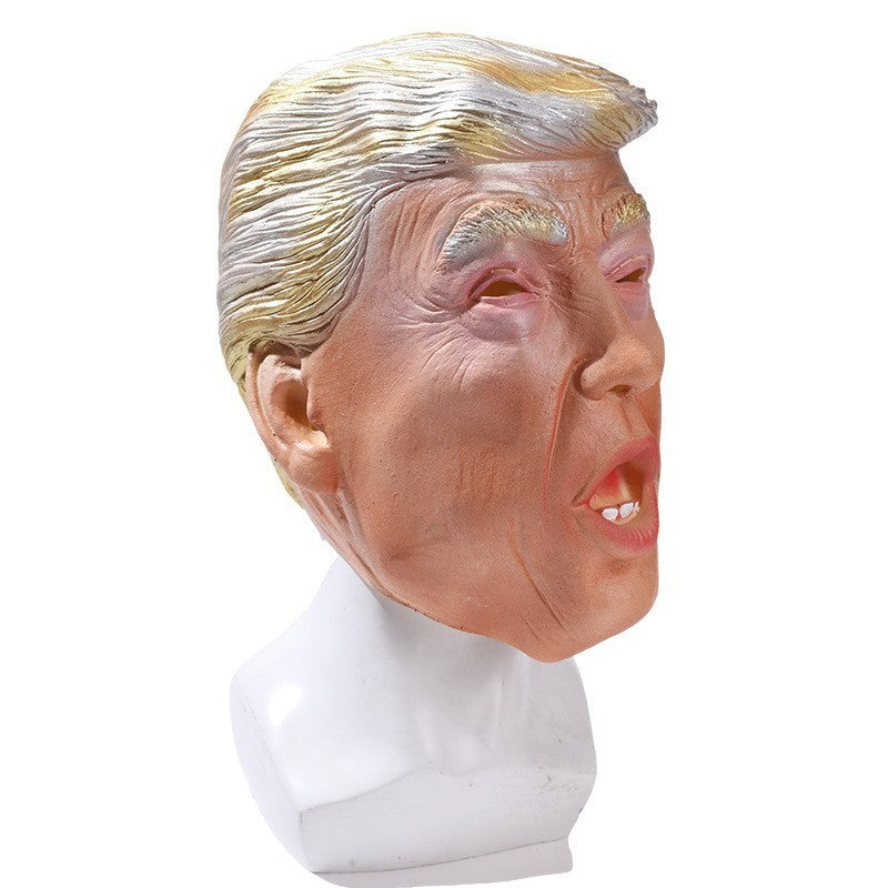 US President Trump Mask Halloween Latex Character Headgear