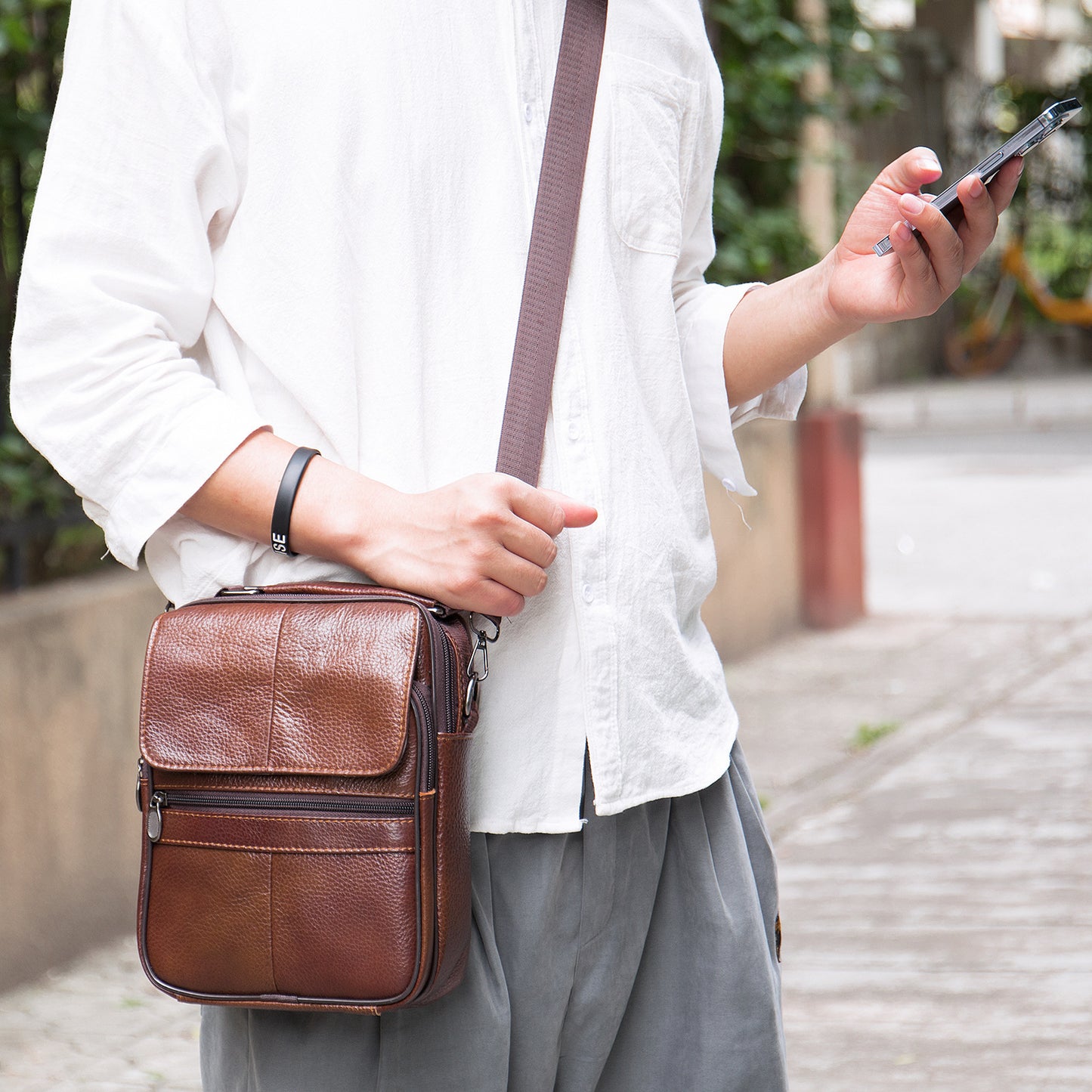 Mode Persönlichkeit Neue Herren Messenger Handtasche